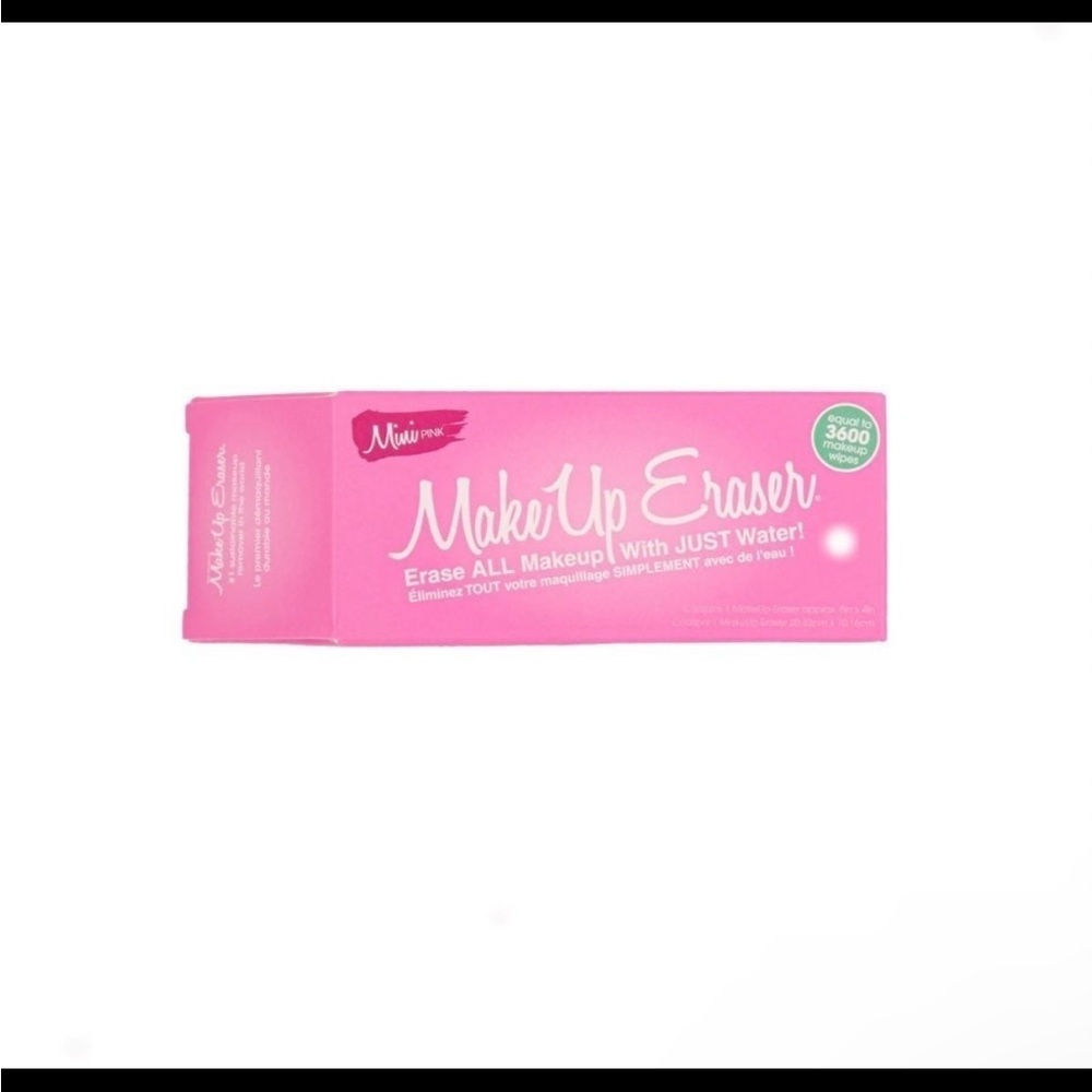 NWT Makeup Eraser: Original Pink Makeup Remover Towel Mini - Picture 4 of 8